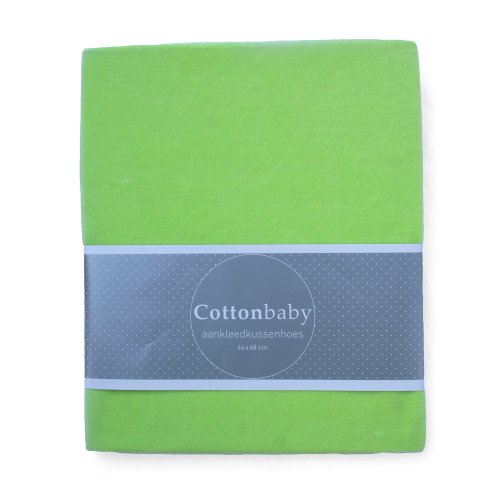 Housse de matelas à langer en velours, vert anis